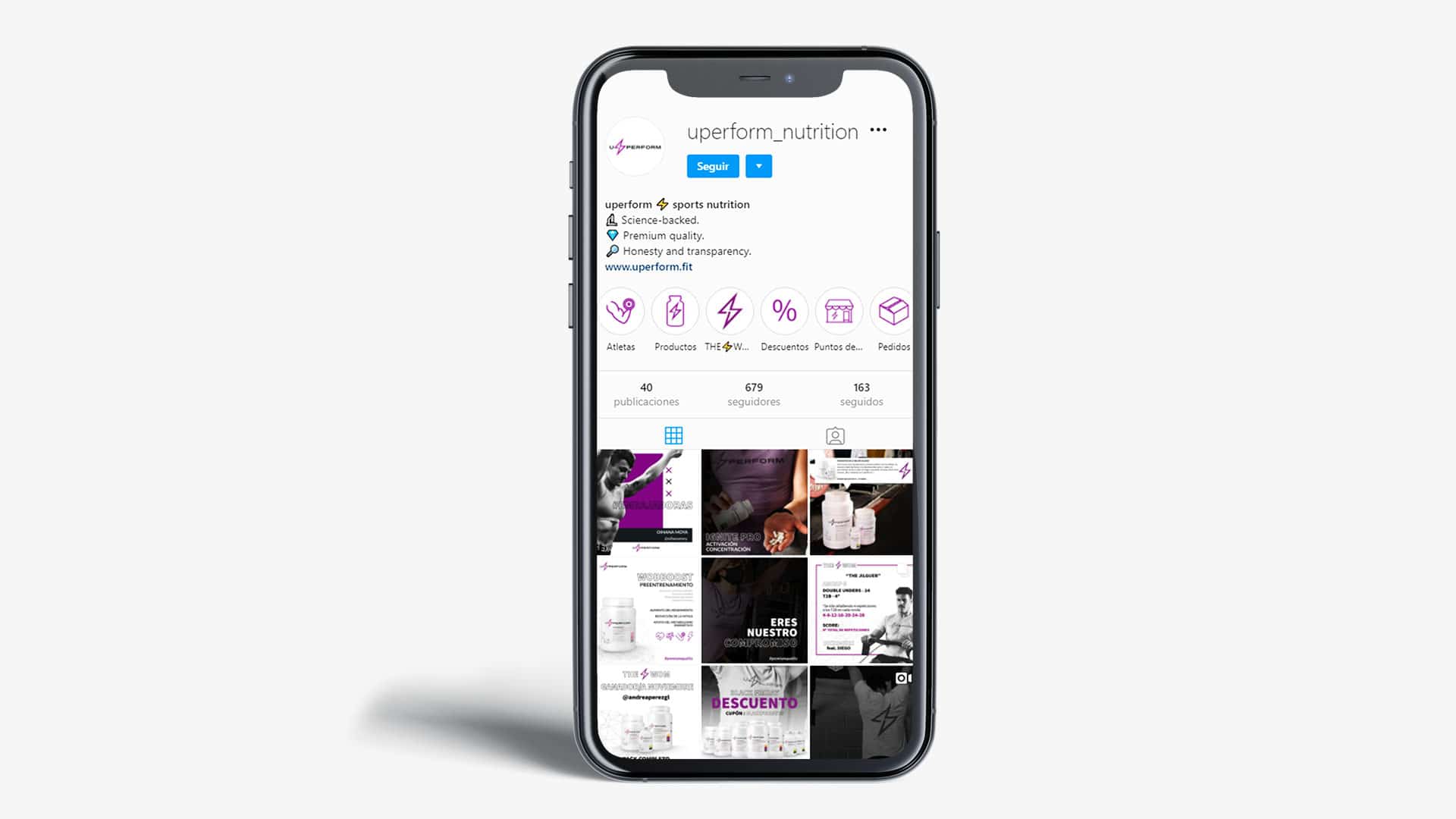 Gestión de redes sociales para Facebook e Instagram.